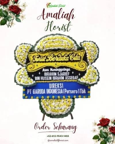 Papan Bunga Duka di Garojou
