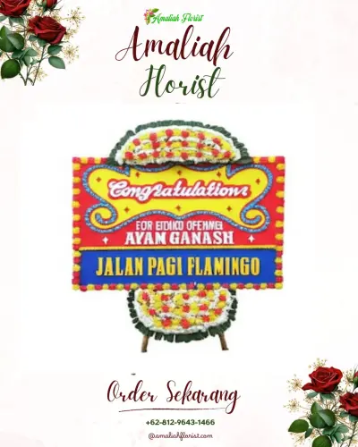 Bunga Papan Congratulation di Garojou